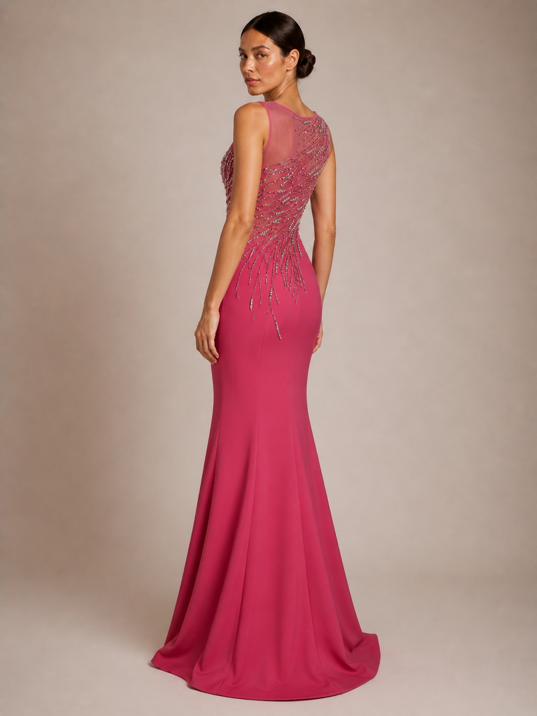 Коралловая русалка Swarovski миниатюра 2